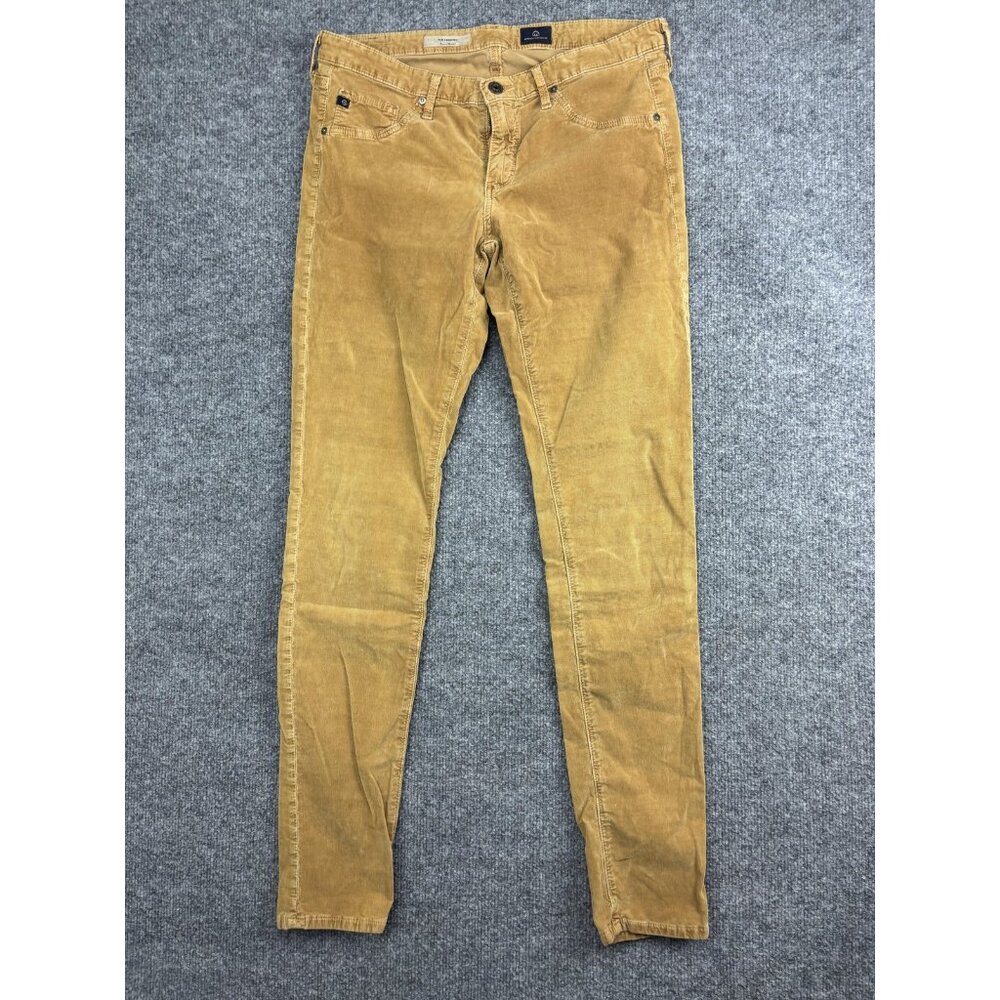 Adriano Goldschmied The Legging Pants Womens 29R Tan Corduroy Skinny Stretch